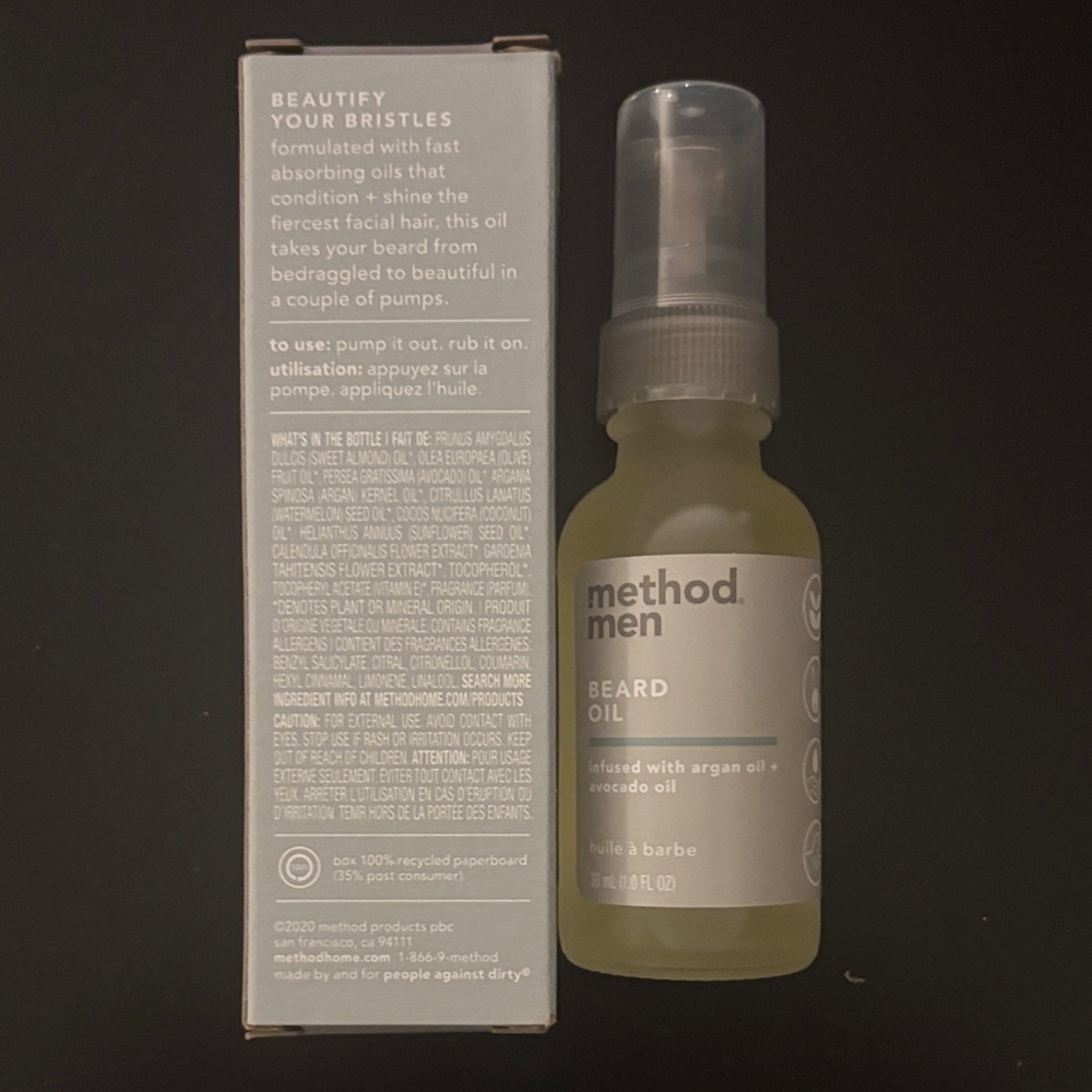 Method Men Beard Oil - Gray - Picture 2 of 2